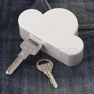 New Hot Novelty White Color Cloud Shaped Magnetic Magnets Key Holder Gift
