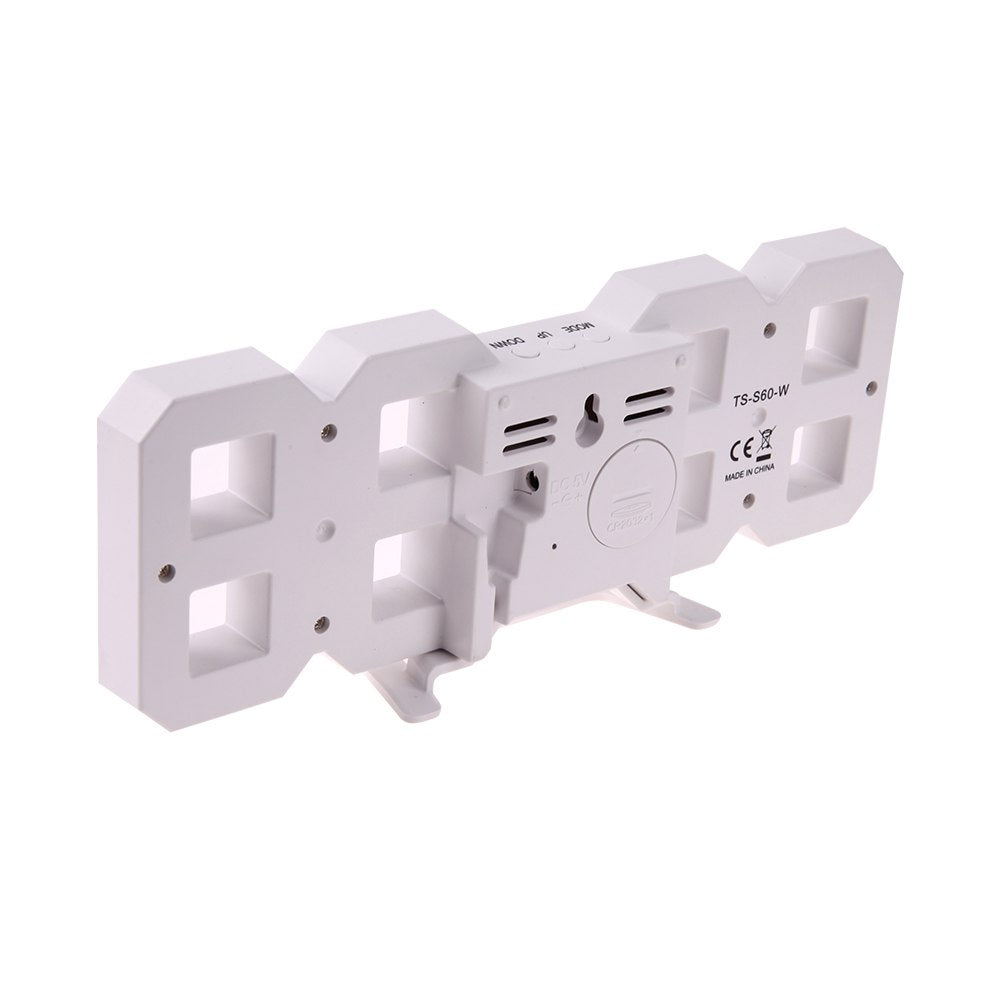 8 Shaped USB Digital Table Clocks Wall Clock LED Display Creative Watches 24&12-Hour Display Home Decoration Christmas Gift