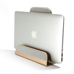 2 In 1 Function Aluminum Alloy Firm Bracket for Macbook Air Pro Retina 11 12 13 15 Vertical Base Stand for IPAD PC Cooling Stand