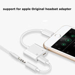 2 in 1 Adapter  For iPhone 8/7/7 Plus Charging+Audio  Cable