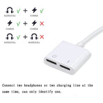 2 in 1 Adapter  For iPhone 8/7/7 Plus Charging+Audio  Cable