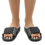 Foot Massage Slippers Acupuncture Therapy Massager Shoes For legs Acupoint Activating Reflexology Feet Care massageador Sandal