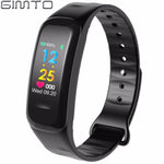 GIMTO Men Women Sport Smart Bracelet Watch Bluetooth Clock Heart Rate Blood Pressure oxygen Sleep Monitor Pedometer Smartwatch
