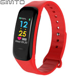 GIMTO Men Women Sport Smart Bracelet Watch Bluetooth Clock Heart Rate Blood Pressure oxygen Sleep Monitor Pedometer Smartwatch