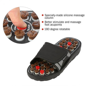 Foot Massage Slippers Acupuncture Therapy Massager Shoes For legs Acupoint Activating Reflexology Feet Care massageador Sandal