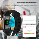 New Makibes HR3 Bluetooth 4.0 Wristband Men Women Color Screen Bracelet Continuous Heart Rate Monitor Health Fitness Smart Band
