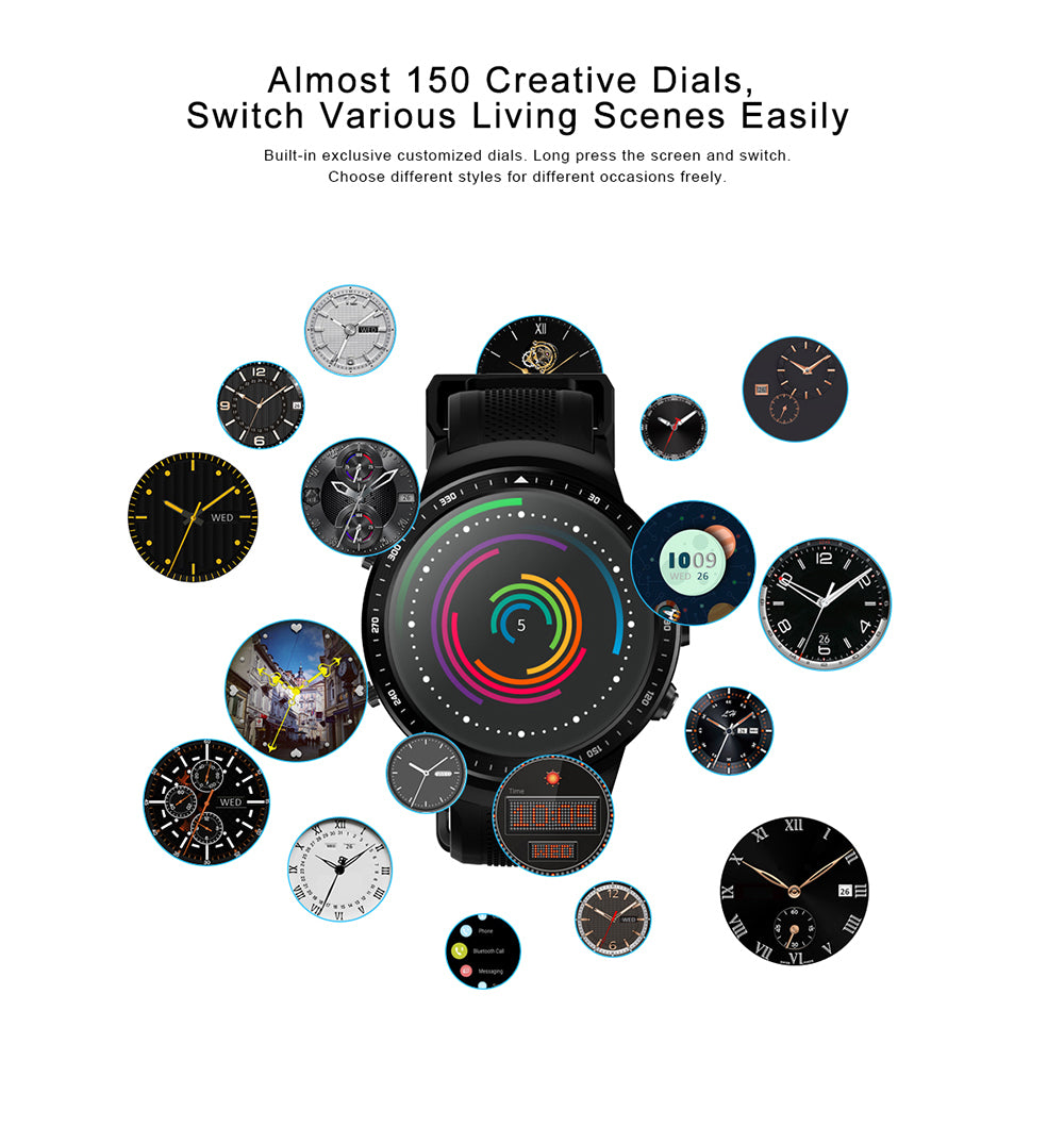Zeblaze Thor PRO 3G GPS Smart Watch Phone 1.53" IPS Android 5.1 1GB 16GB BT4.0 Sport Smartwatch 2.0MP Camera Heart Rate Monitor