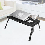 Computer Desk Portable Adjustable Foldable Laptop Notebook Lap PC Folding Desk Table Vented Stand Bed Office Bedroom Lap Table