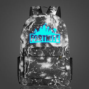 GZ-LY-GJT Hot Fortnite School Bag Luminous backpack student bag Notebook backpack Daily backpack Glow in the Dark