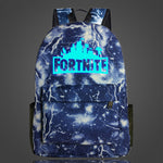 GZ-LY-GJT Hot Fortnite School Bag Luminous backpack student bag Notebook backpack Daily backpack Glow in the Dark