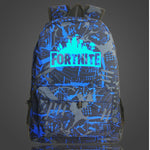GZ-LY-GJT Hot Fortnite School Bag Luminous backpack student bag Notebook backpack Daily backpack Glow in the Dark