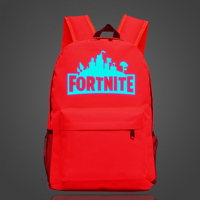 GZ-LY-GJT Hot Fortnite School Bag Luminous backpack student bag Notebook backpack Daily backpack Glow in the Dark