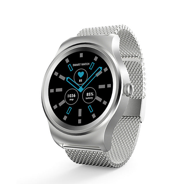 Smart Watch 1.3" IPS Display MTK2503A Activity Tracker Smartwatch 300mAh 128MB+64MB Music Control Remote Camera Smart Watches