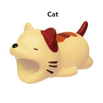SIANCS Cute Animal doll Cable bite protector for iphone usb cable organizer winder chompers chager wire holder for iphone cable