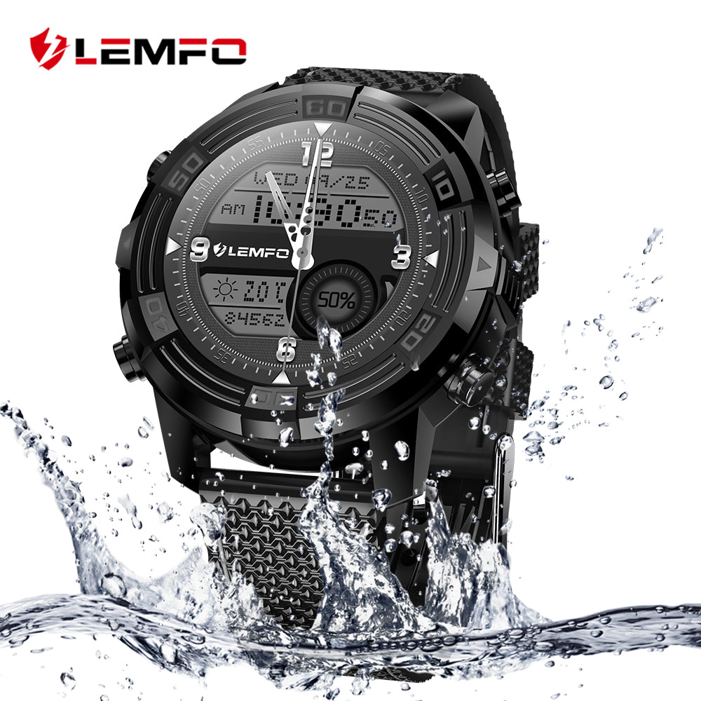 LEMFO LEM6 Android 5.1 Smart Watch GPS Smartwatch Phone 1GB + 16GB Waterproof Watches Men Bluetooth Wifi Compass Heart Rate