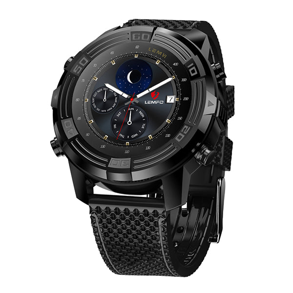 LEMFO LEM6 Android 5.1 Smart Watch GPS Smartwatch Phone 1GB + 16GB Waterproof Watches Men Bluetooth Wifi Compass Heart Rate
