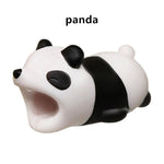 SIANCS Cute Animal doll Cable bite protector for iphone usb cable organizer winder chompers chager wire holder for iphone cable