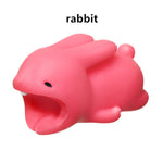 SIANCS Cute Animal doll Cable bite protector for iphone usb cable organizer winder chompers chager wire holder for iphone cable