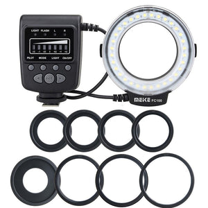 Original Meike FC100 Macro Ring Lite Flash Speedlite Light for Sony RX100M2 RX1 RX1R A6000 A7 A7R A7S NEX-6 A3000 HX400