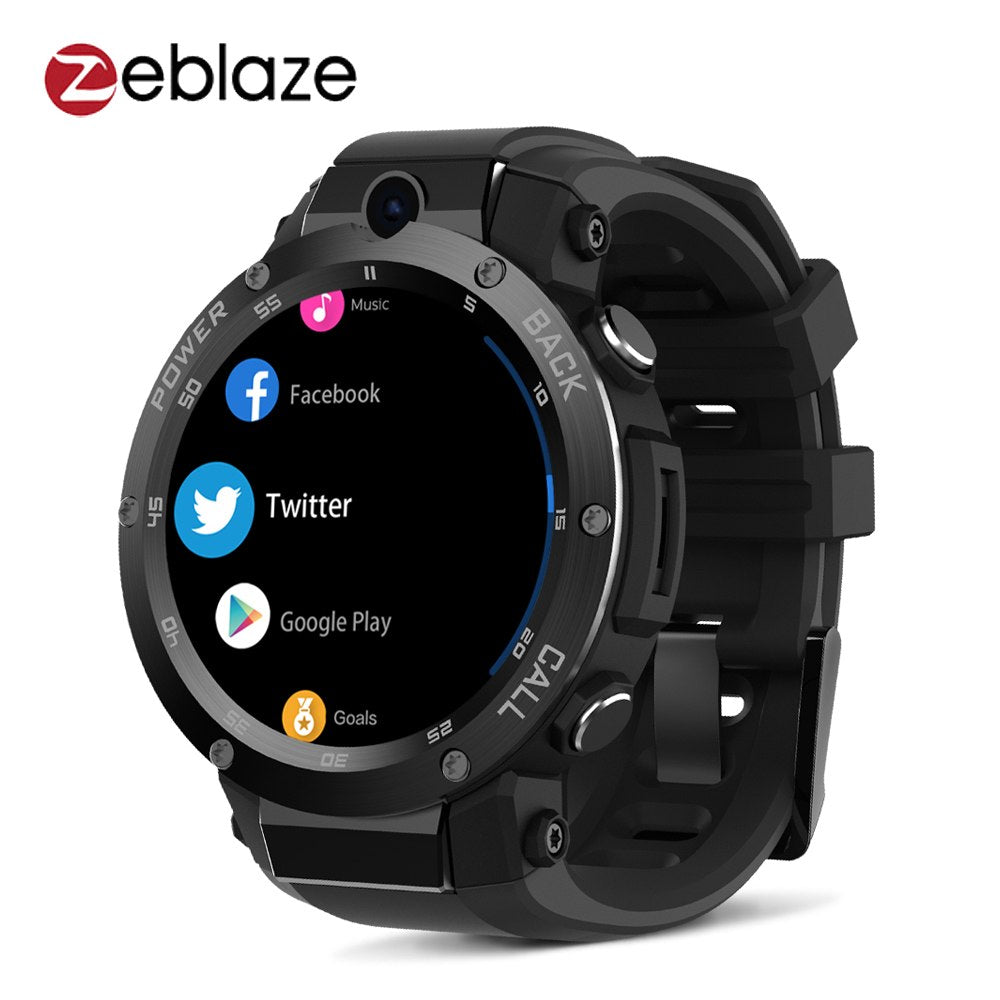 New Zeblaze Thor S 3G Wifi GPS Smartwatch 1.39inch Android 5.1 MTK6580 1.0GHz 1GB+16GB Smart Watch BT 4.0 Wearable Devices