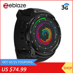 Zeblaze Thor PRO 3G GPS Smart Watch Phone 1.53" IPS Android 5.1 1GB 16GB BT4.0 Sport Smartwatch 2.0MP Camera Heart Rate Monitor